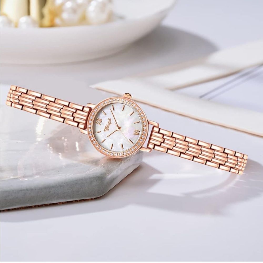 Rose Gold Watch Bangle Set - Picture 4 of 5